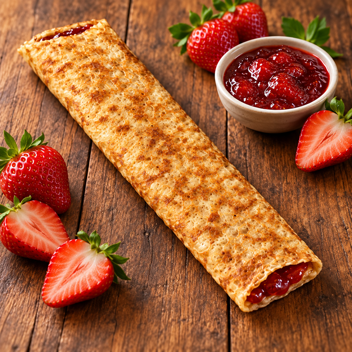 Strawberry Crêpes